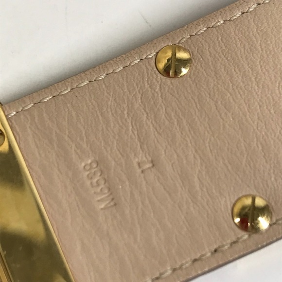 LOUIS VUITTON Cream Leather Charm Bracelet - Picture 13 of 16